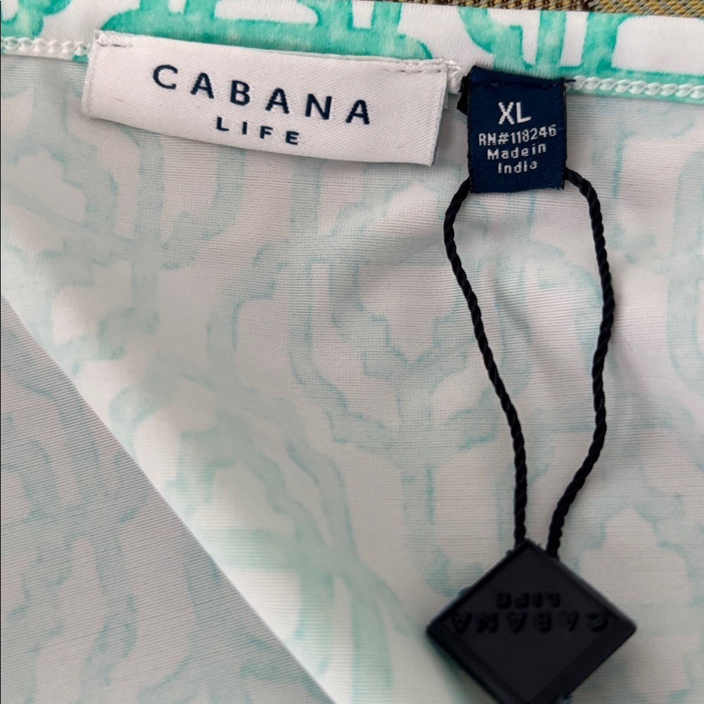 NWT Cabana Life Coastal Cottage UPF 50+ Shift Coverup Dress Size XL Vibrant - Picture 11 of 13